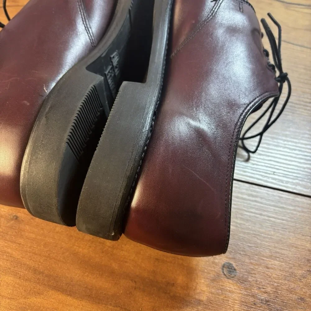 VTG Allen Edmonds Kennett 9574 Merlot Burnished Split  display picture 1
